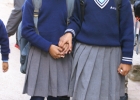 Schülerinen in Kathmandu